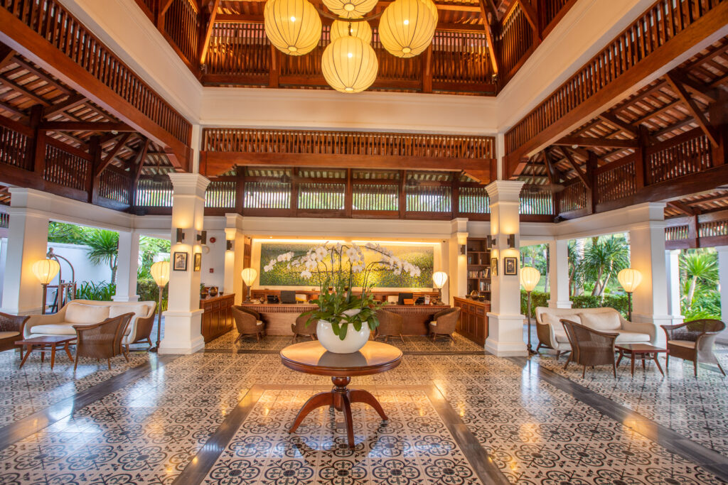 The Lobby at the resort.